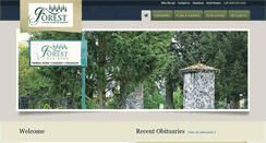 Desktop Screenshot of forest-funeralhome.com